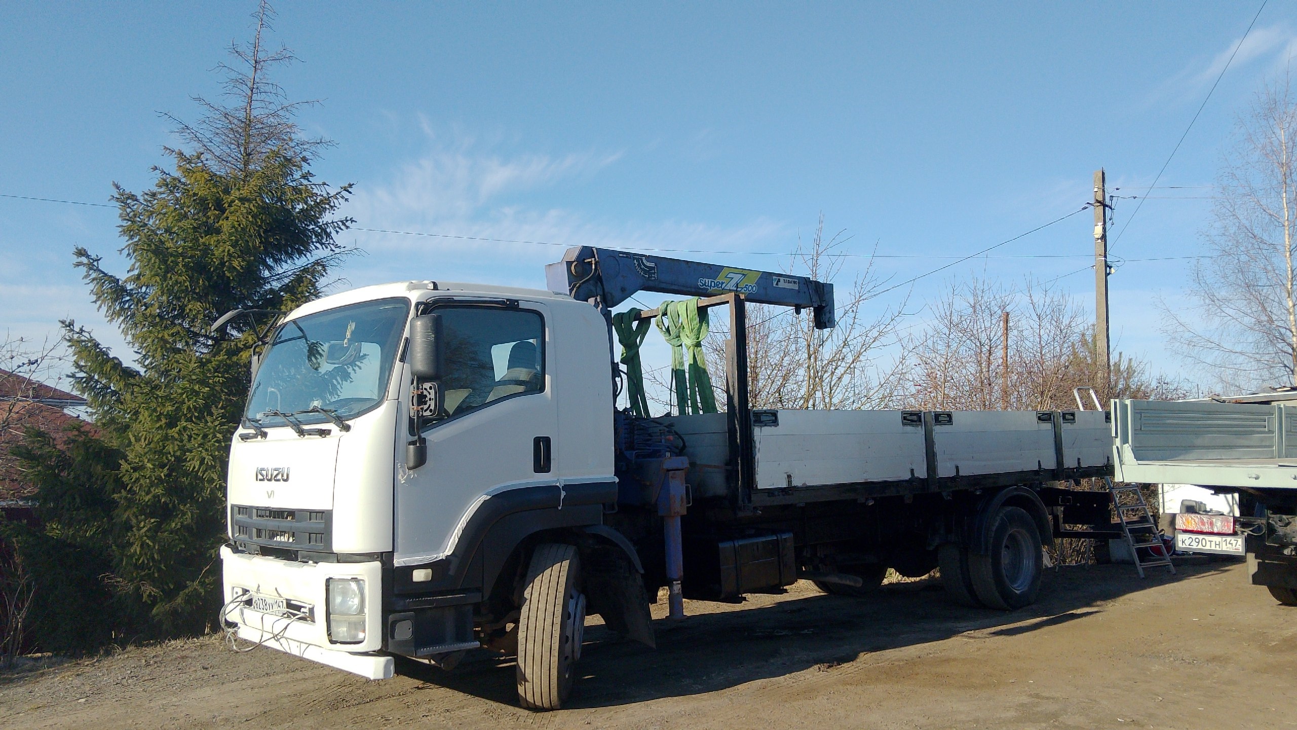 Манипулятор Isuzu аренда СПб